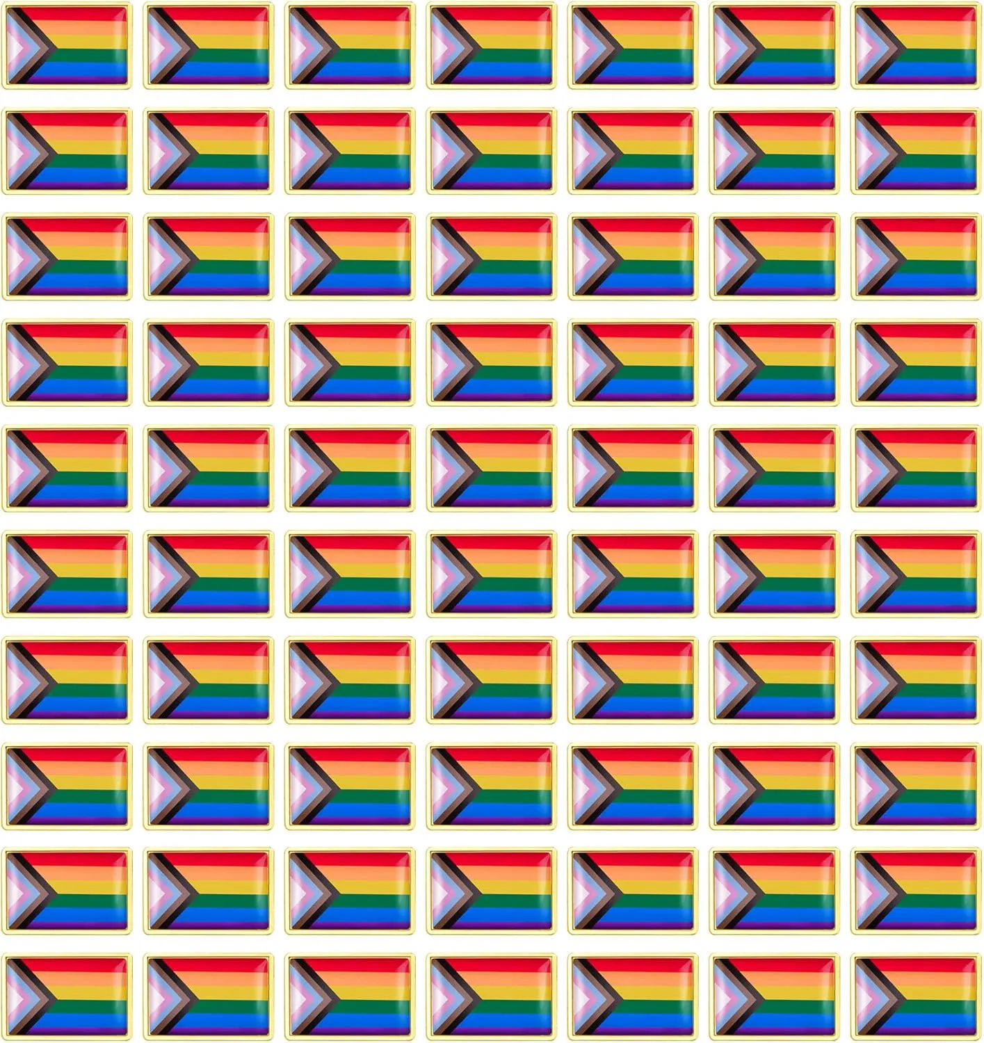 12/36/72 Pieces Gay Pride Pins Rainbow Flag LGBTQ Lapel Pin Brooches Decoration for Pansexual Lesbian Transgender Gay Activities Clothes Bag Decor Birthday Christmas Gifts