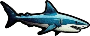 1.5"" Shark Enamel Lapel Pin Jewelry | Ocean Shark Brooches Pins for backpacks | Shark Sign Brooch Pin Button Buttons