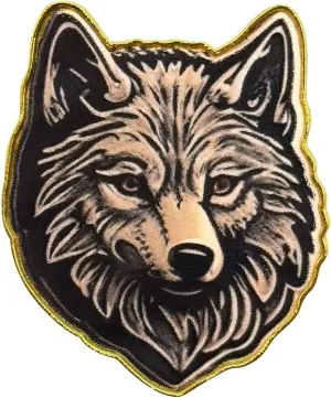 1.5"" Wolf Enamel Lapel Pin Jewelry | Wolf Brooches Pins for backpacks | Wolf Brooch Pin Button Buttons