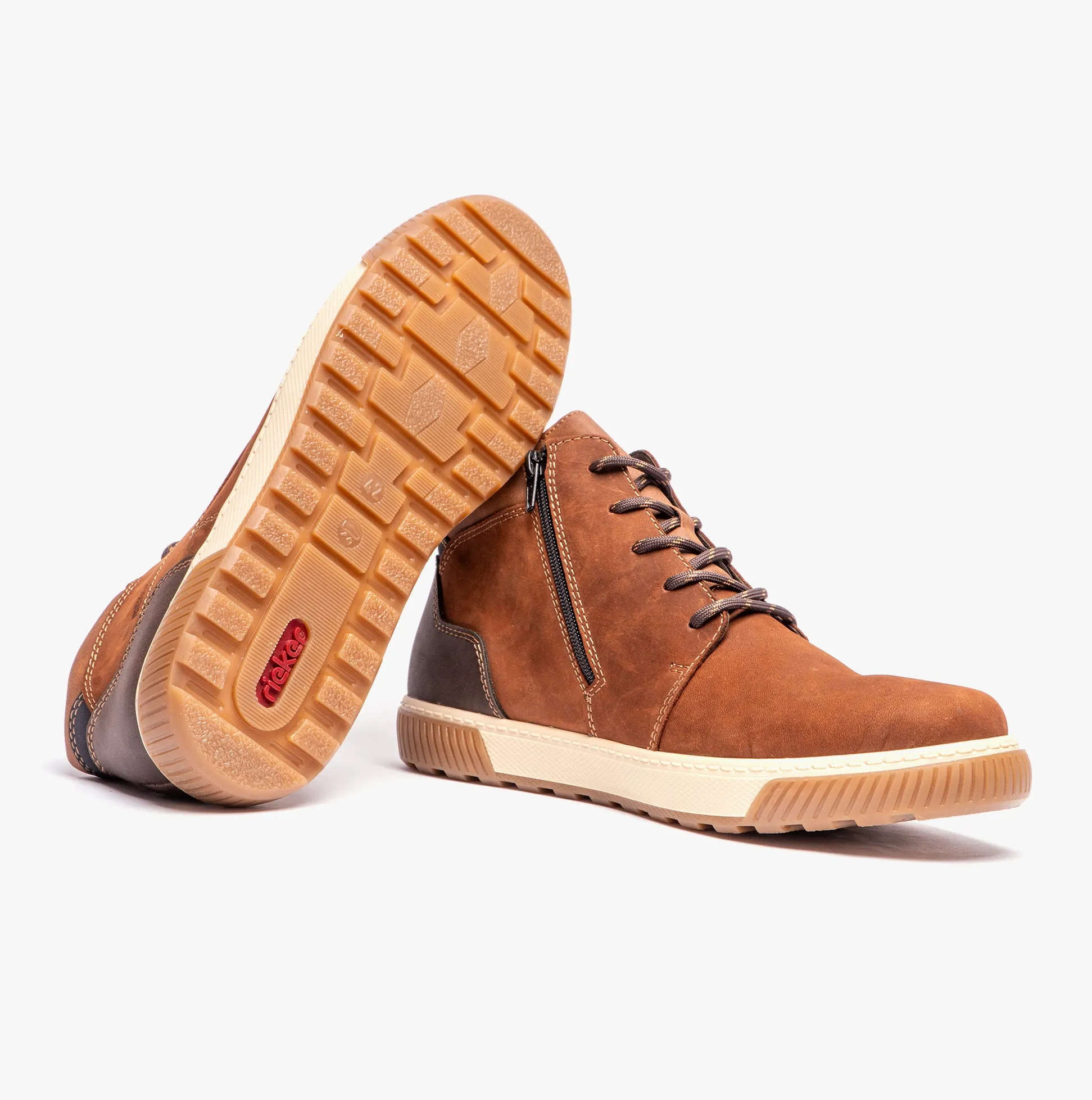 18914-22 Mens Casual Ankle Boots Chestnut