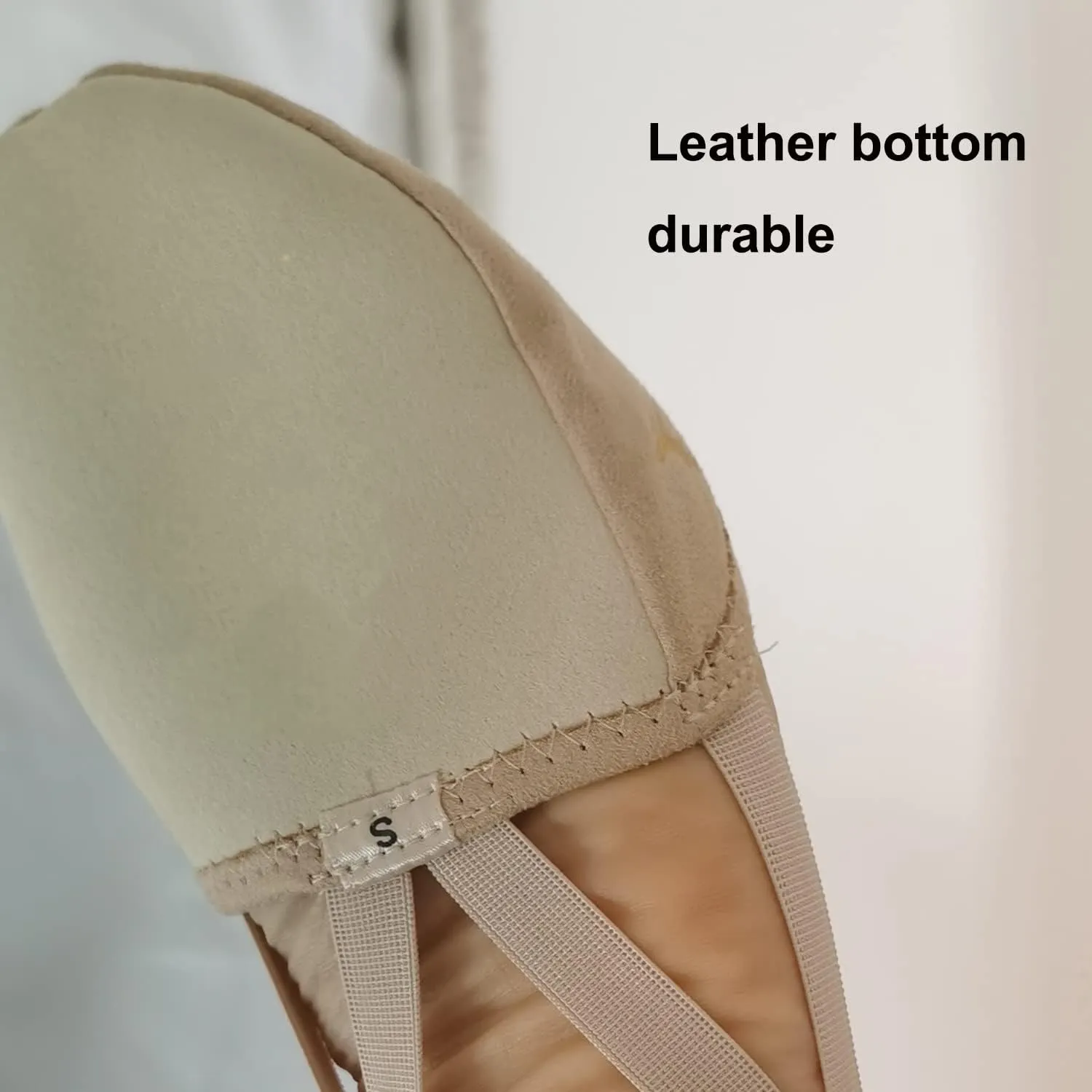 A&K L'YDIA Dance Canvas Pirouette Half Toe Sole Shoes Rhythmic Gymnastics Socks for Ballet Jazz Competition Women&Men/Girls/Toddler/Kids