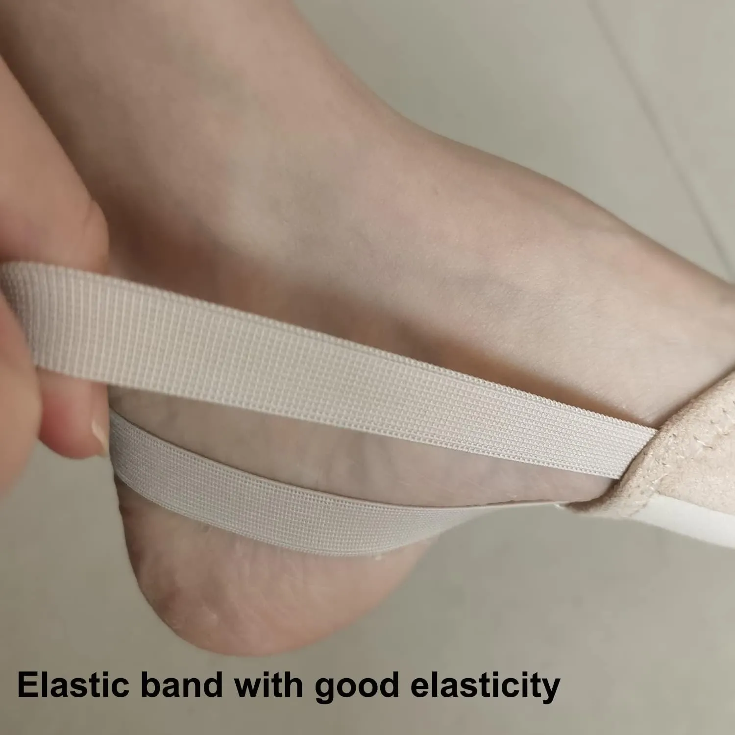 A&K L'YDIA Dance Canvas Pirouette Half Toe Sole Shoes Rhythmic Gymnastics Socks for Ballet Jazz Competition Women&Men/Girls/Toddler/Kids