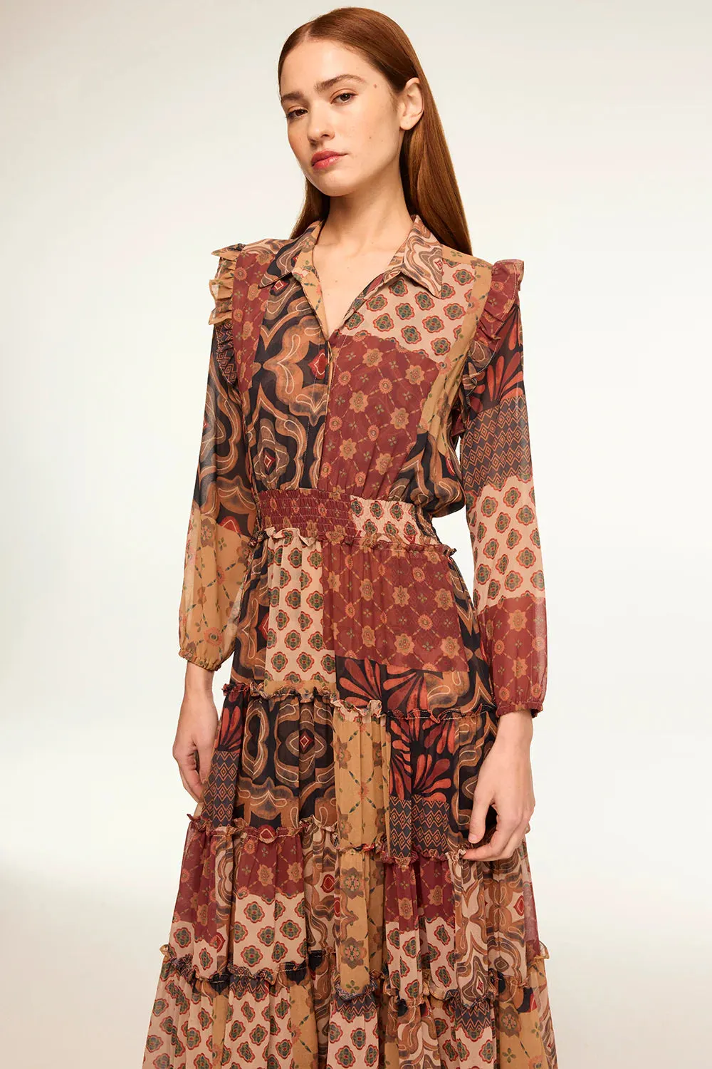 Ahreana Dress ~ Surreal Patchwork