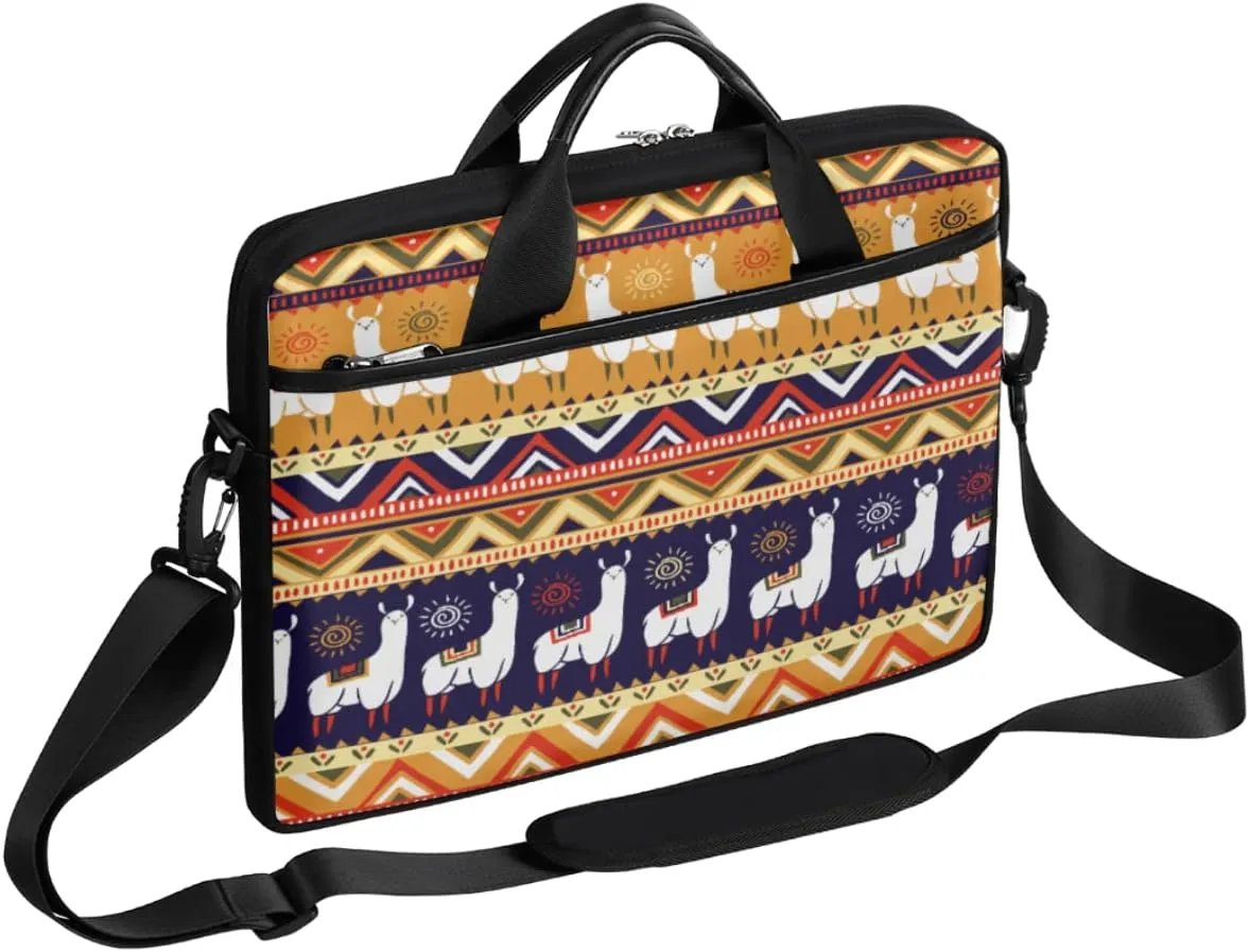 Animals Cookies Laptop Shoulder Messenger Bag Waterproof Laptop Briefcase with Handle and Padded Strap Case Sleeve