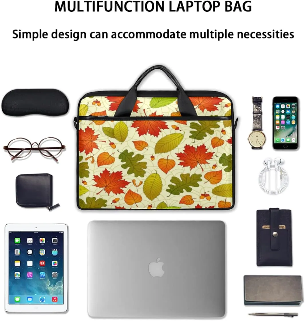Animals Cookies Laptop Shoulder Messenger Bag Waterproof Laptop Briefcase with Handle and Padded Strap Case Sleeve
