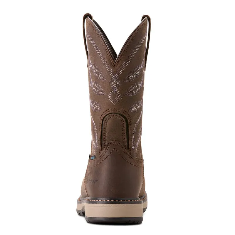 Ariat Women's Riveter CSA Glacier Grip Dark Storm Waterproof Composite Toe Work Boots 10036708