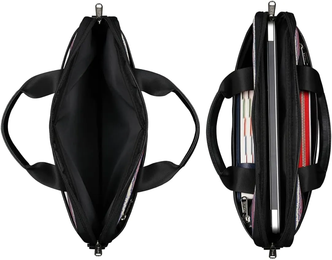 Avocado Pattern Laptop Shoulder Messenger Bag Waterproof Laptop Briefcase Handle Padded Strap