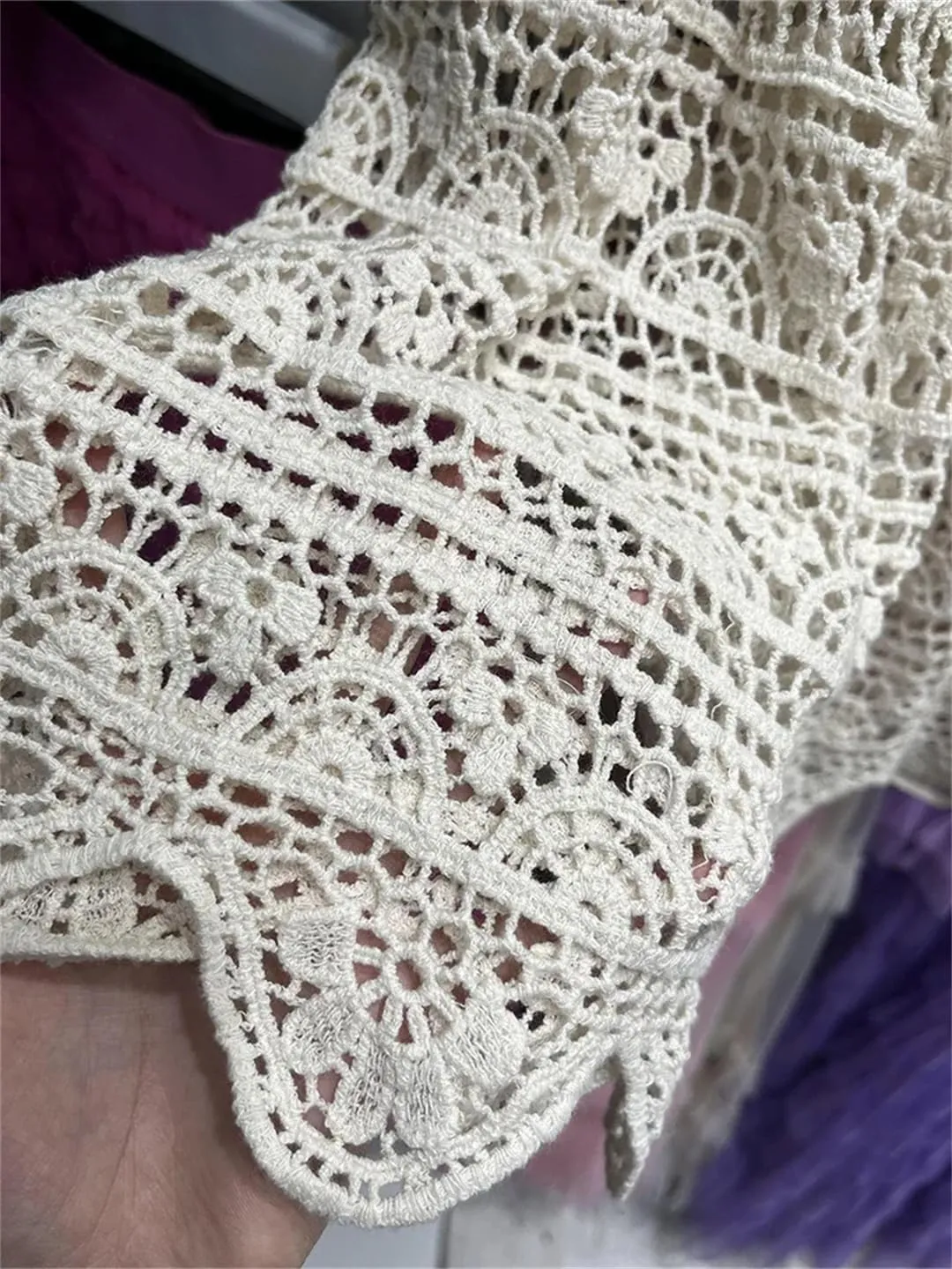 Beach Long Skirts for Women Hollow Out Sexy Mujer A-Line High Waist Skirts Female Summer Crochet Skirts