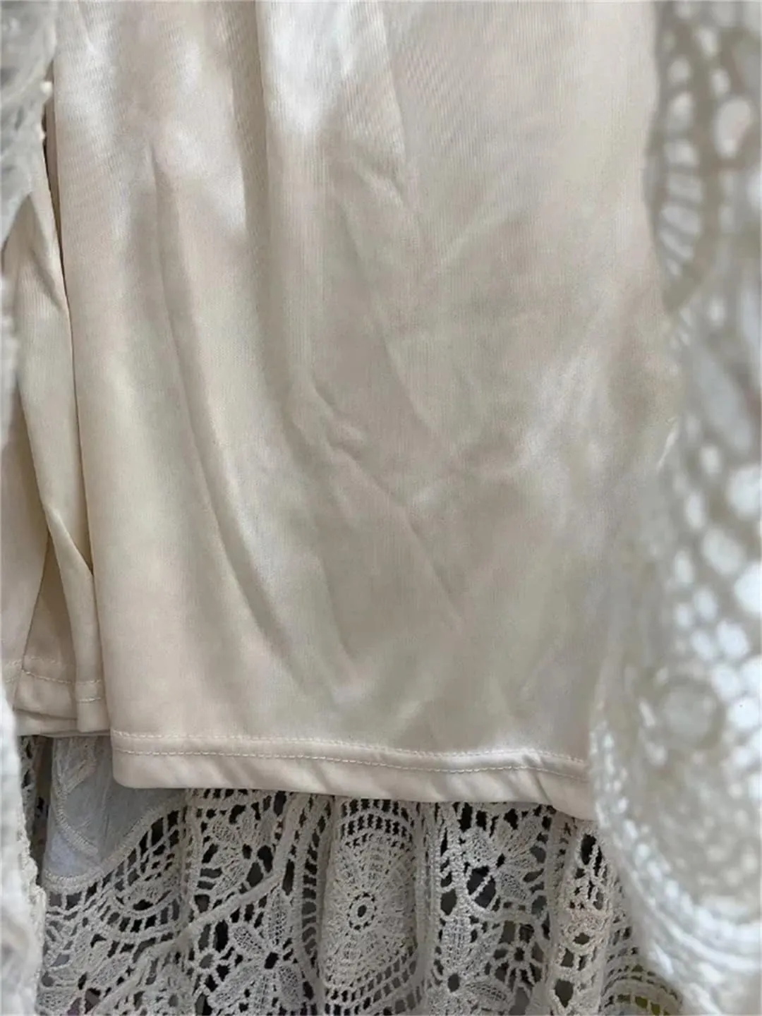 Beach Long Skirts for Women Hollow Out Sexy Mujer A-Line High Waist Skirts Female Summer Crochet Skirts