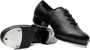BeiBestCoat Beginner Tap Dance Shoe-Jazz Tap Dacncing Shoes for Girls,Boys, Black, 3 Little Kid