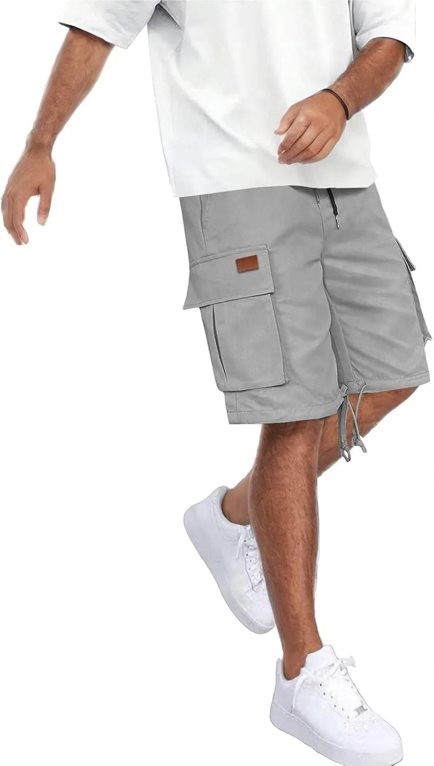 Bermuda Shorts for Men Relaxed Fit Lightweight Hiking Work Shorts Casual Summer Outdoor Cargo with Pockets