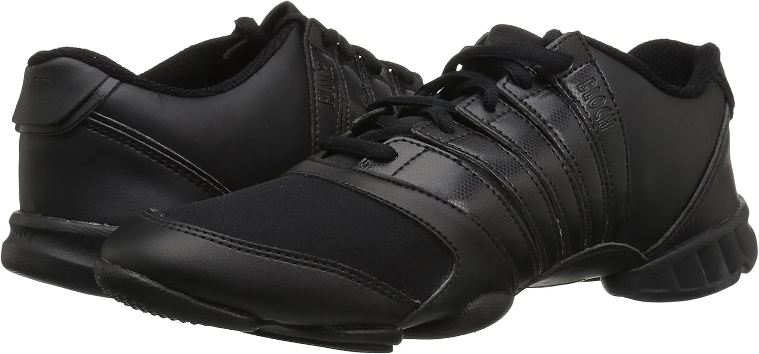 Bloch Dance Women's Trinity Leather Split Sole Dance Sneaker