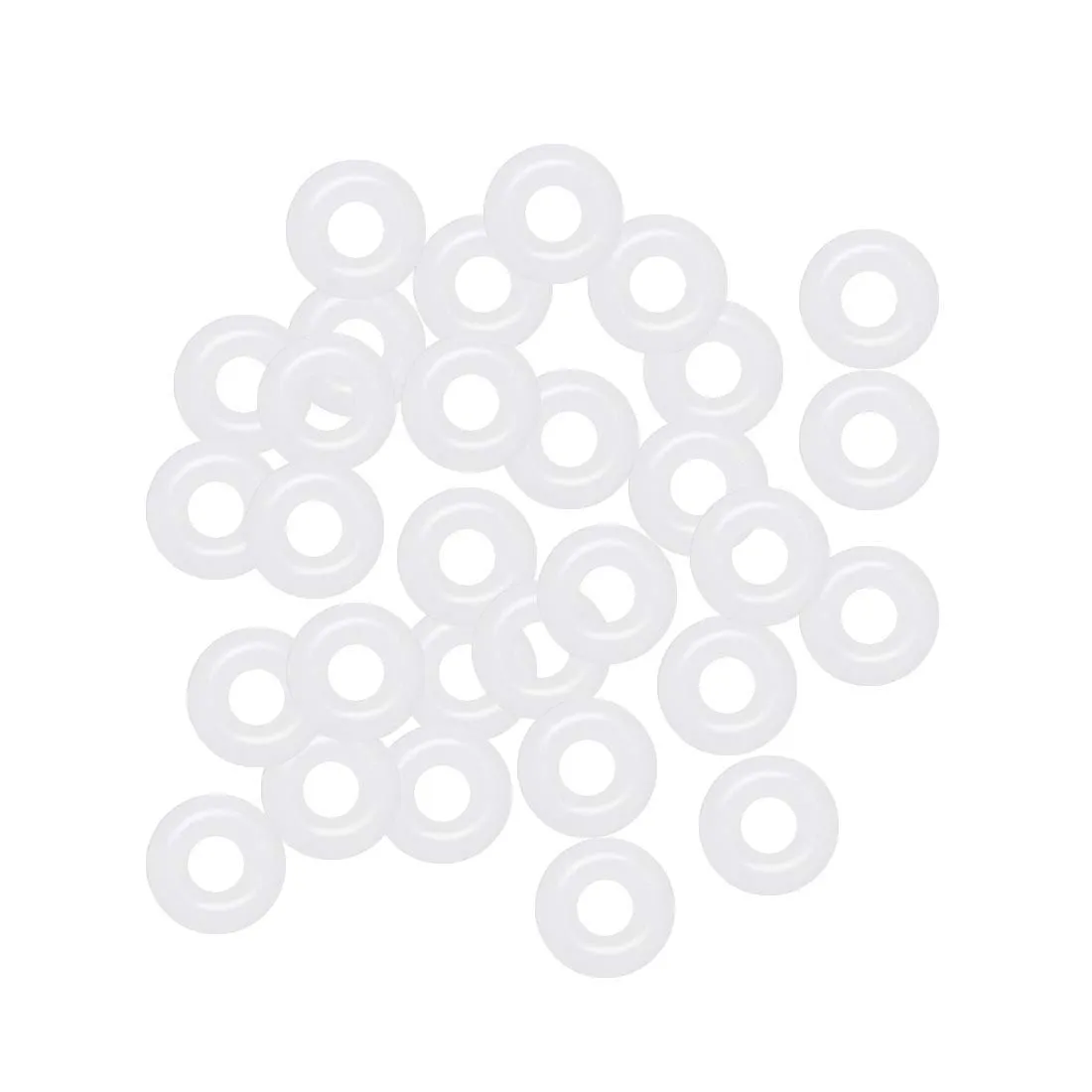 BodyJewelryOnline 1/2" (12mm) O-Ring White Rubber Perfect for Tunnels Plugs and Tapers, Also for Any Piercing Retainer Eyebrow, Labret, Industrial, Cartilage Pack of 20