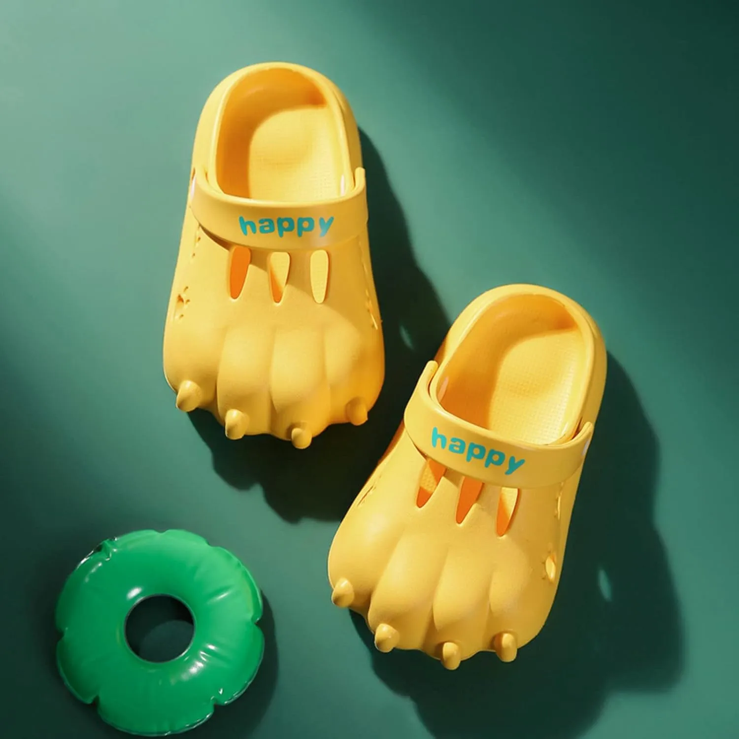 Boy Toddler House Slippers Kids Garden Beach Dinosaur Clogs Summer Cute Indoor Toddler Boy Sandals