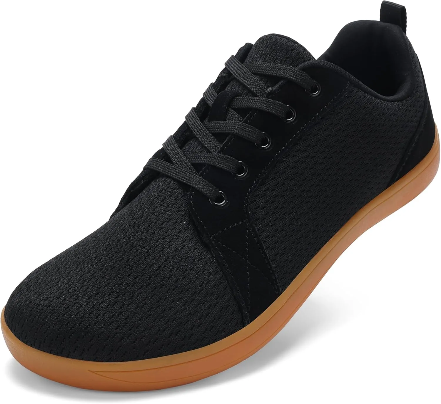 BXYJDJ Men's Barefoot Wide Toe Box Walking Shoes Extra Wide Width Minimalist Shoes Breathable Zero Drop Comfortable Shoes Non-Slip Fashion Sneakers