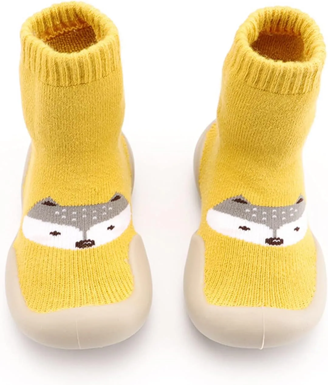 Canvas Boys Shoes Baby Indoor Toddler Walkers Shoes Socks Soft Elastic Casual First Cartoon Baby Romper Boy