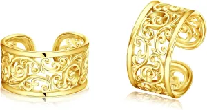 Celtic Knot/Celtic Knot/Bat/Filigree Viking Earrings 925 Sterling Silver Non Piercing Ear Cuff Earrings Cool Earring Cuff for Women Men