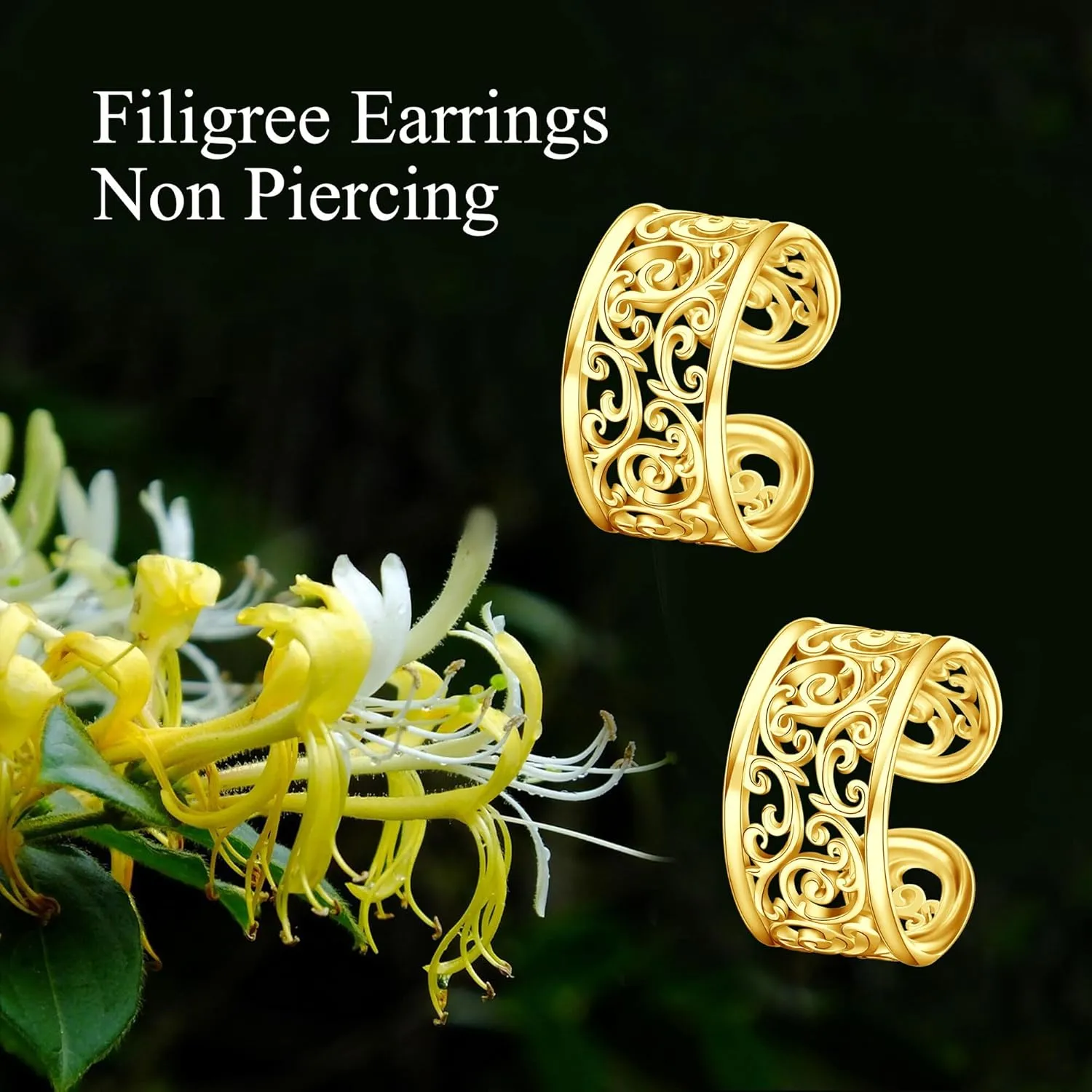 Celtic Knot/Celtic Knot/Bat/Filigree Viking Earrings 925 Sterling Silver Non Piercing Ear Cuff Earrings Cool Earring Cuff for Women Men