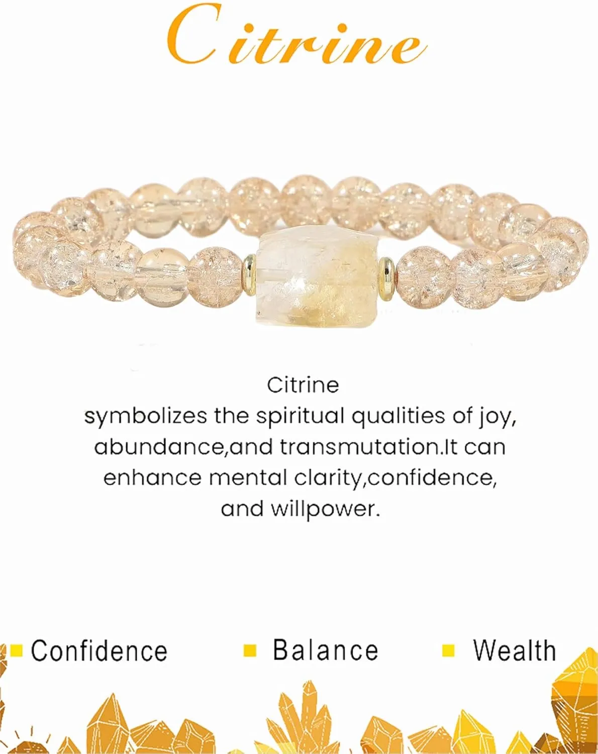 CHTRYTOM     Bracelets for Women Men -  Bead Bracelet   Round Beads Bracelet Amethyst Jewelry