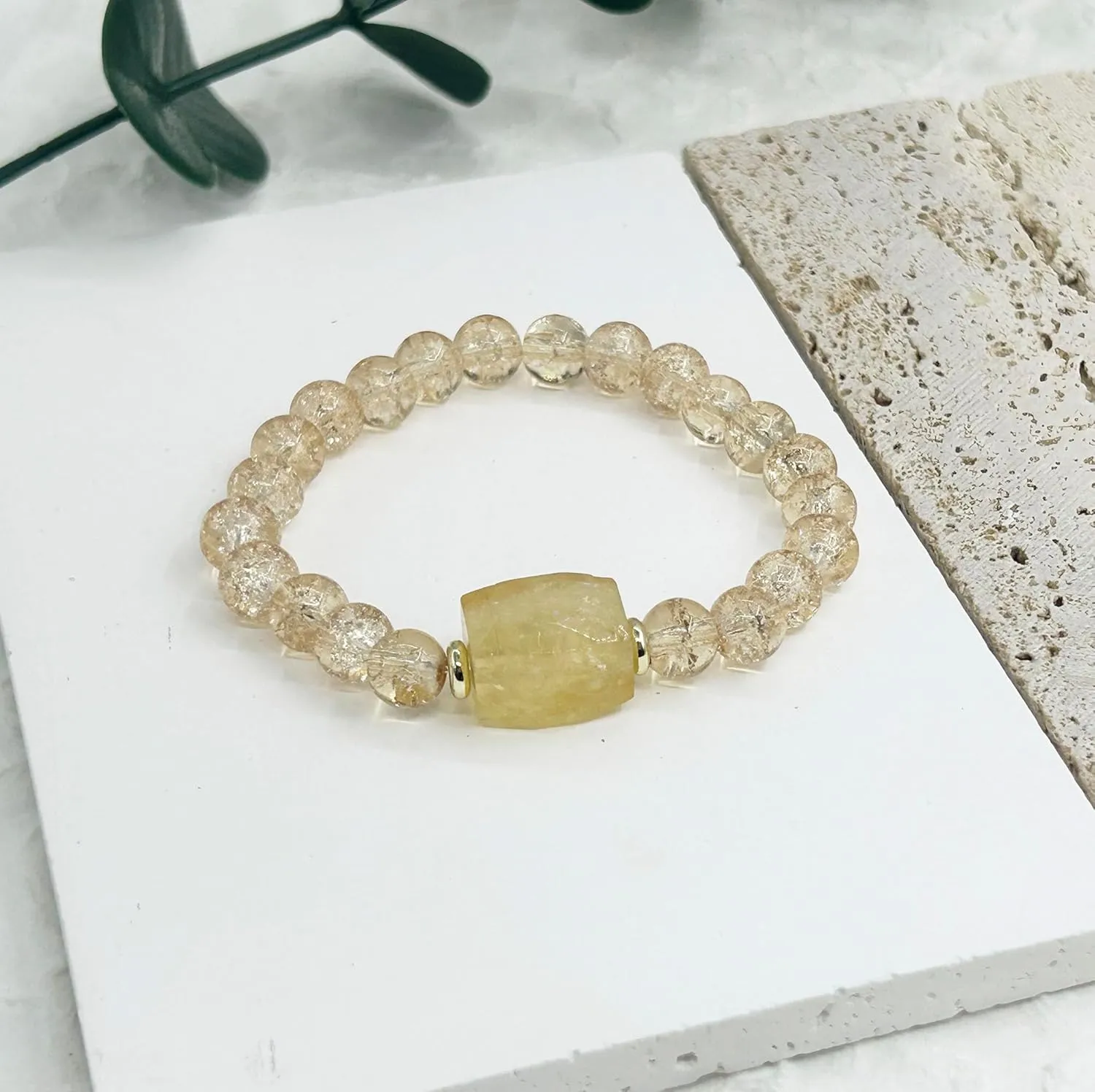 CHTRYTOM     Bracelets for Women Men -  Bead Bracelet   Round Beads Bracelet Amethyst Jewelry