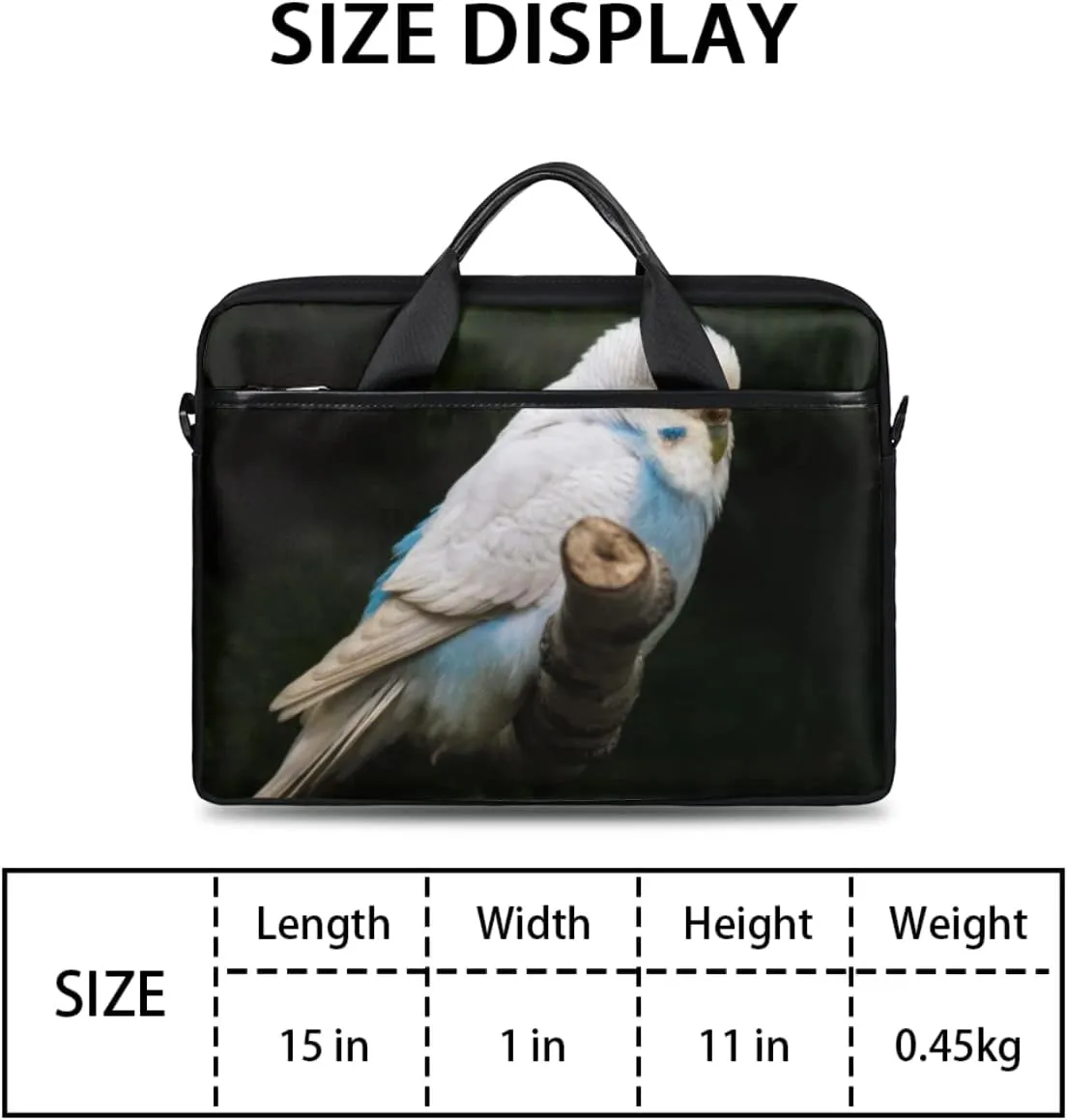 Colorful Music Theme Laptop Shoulder Messenger Bag Waterproof Laptop Briefcase with Handle and Padded Strap Case Sleeve