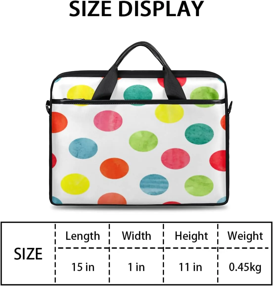 Colorful Pineapple Laptop Shoulder Messenger Bag Waterproof Laptop Briefcase with Handle and Padded Strap Case Sleeve