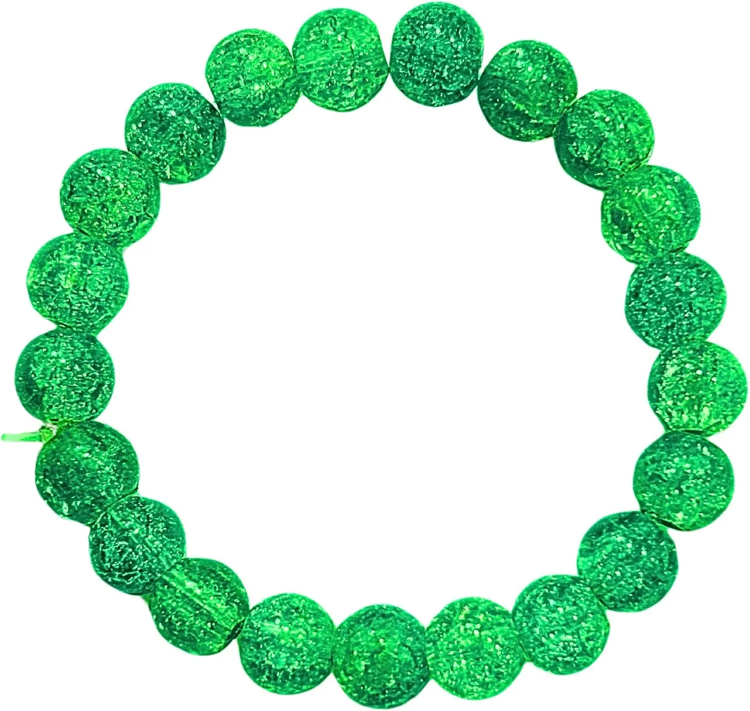 Crystal Beaded Stretch Bracelet Handmade Glass Bracelet for Women Men Colorful Crystal Beads Bracelet Elastic Round Bead Bracelets Jewelry Rhinestone Beads.