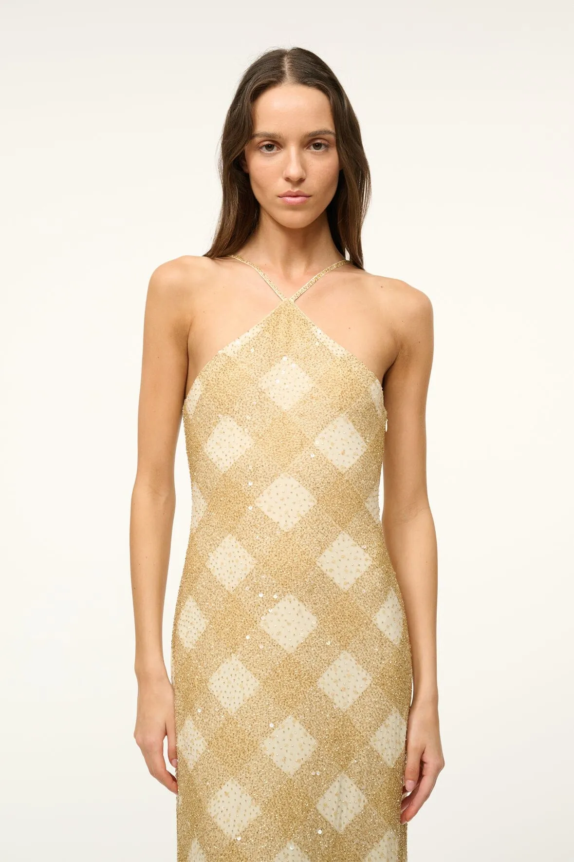 CUBISM DRESS | GOLDEN HOUR