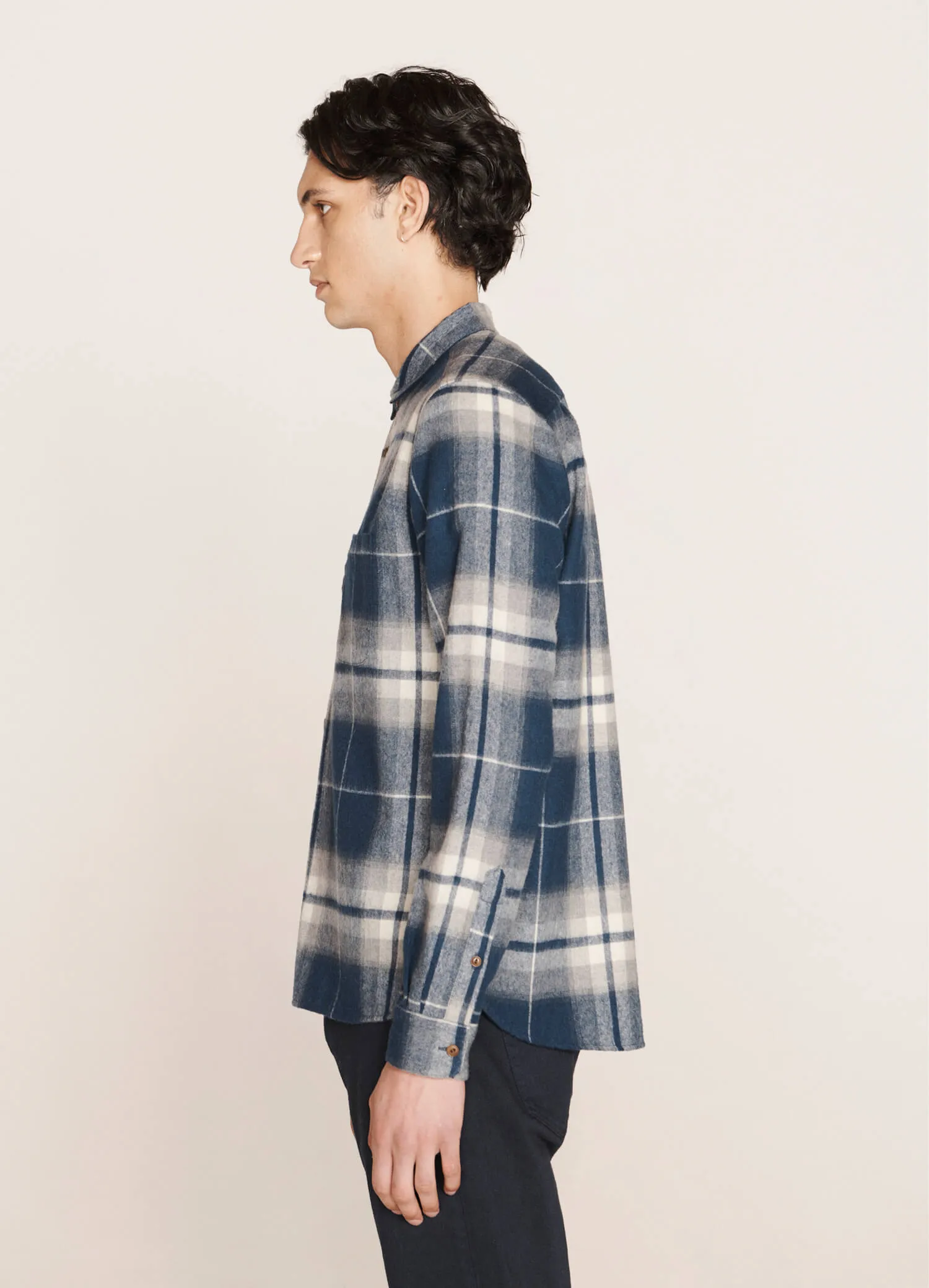 Curtis Wool Check Shirt - LAST PIECE