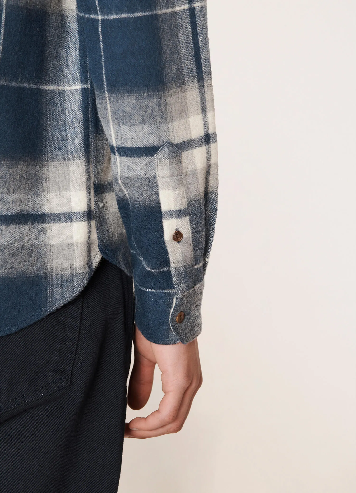 Curtis Wool Check Shirt - LAST PIECE