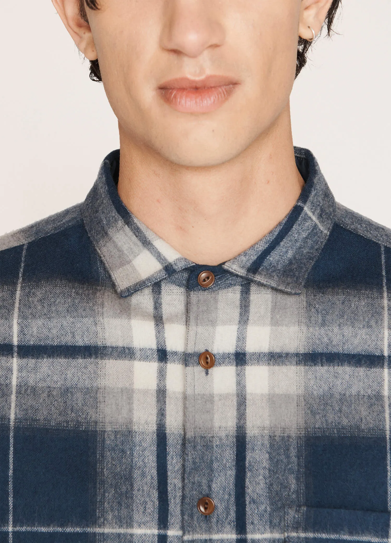Curtis Wool Check Shirt - LAST PIECE