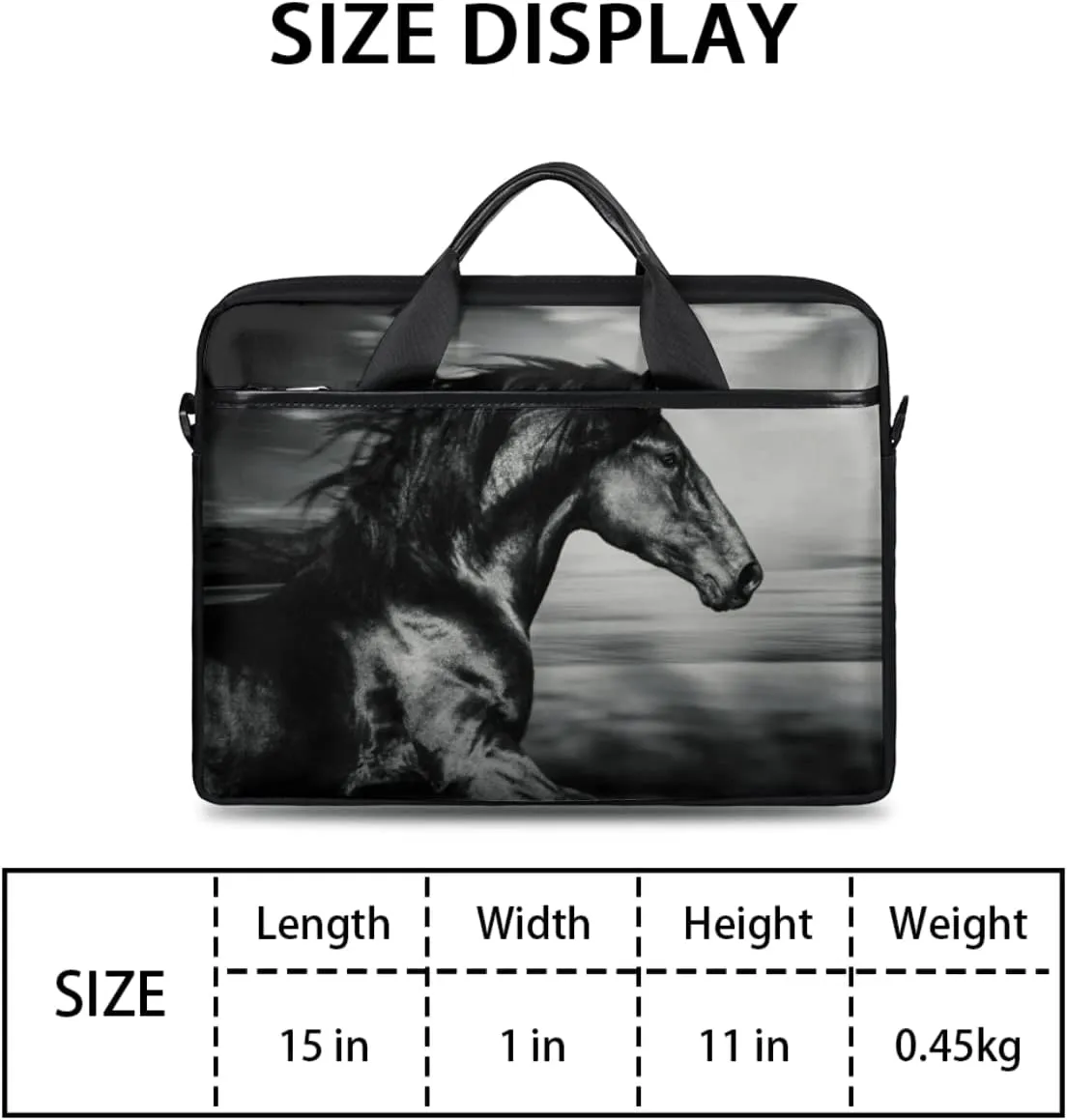 Cute Butterfly Laptop Shoulder Messenger Bag Waterproof Laptop Briefcase with Handle and Padded Strap Case Sleeve