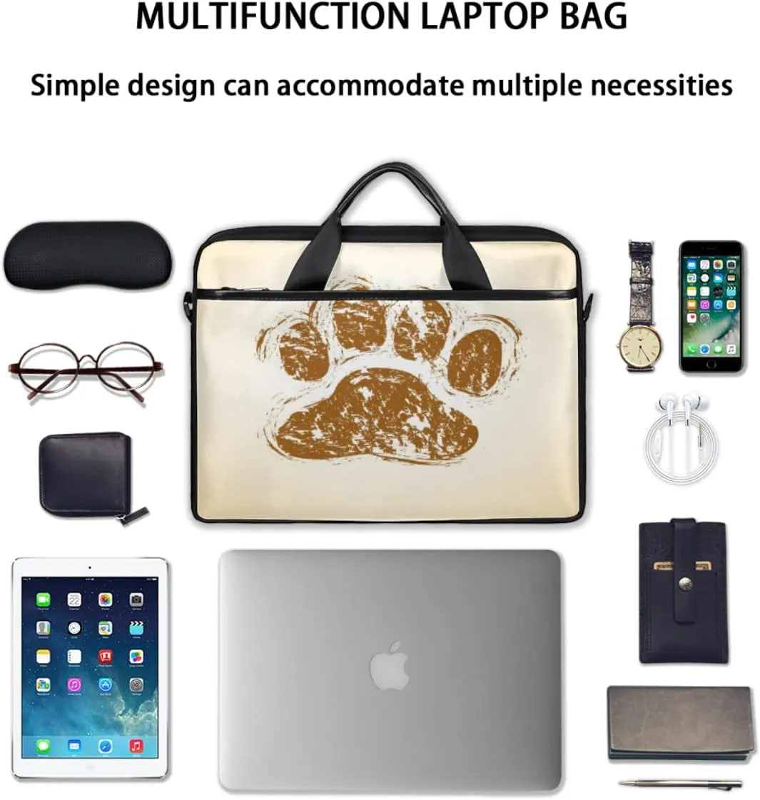 Dinosaur Seamless Laptop Shoulder Messenger Bag Waterproof Laptop Briefcase with Handle and Padded Strap Case Sleeve