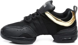DKZSYIM Men and Women's Boost Dance Sneaker/Modern Jazz Ballroom Performance Dance-Sneakers Sports Shoes,Model B55/B56
