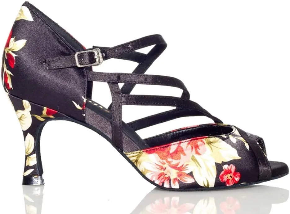 DKZSYIM Women's Latin Dance Shoes Ballroom Performance Salsa Party Dancing Shoes,Model YCL008