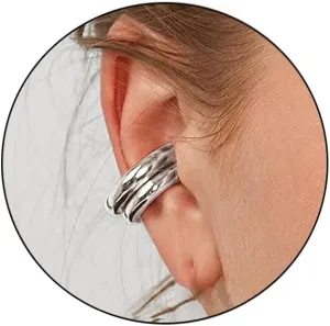 Ear Cuff Earrings for Women No Piercing Chunky Gold Ear Cuffs Helix Cartilage Clip On Wrap Earring Adjustable Ear Cuffs Jewelry for Women