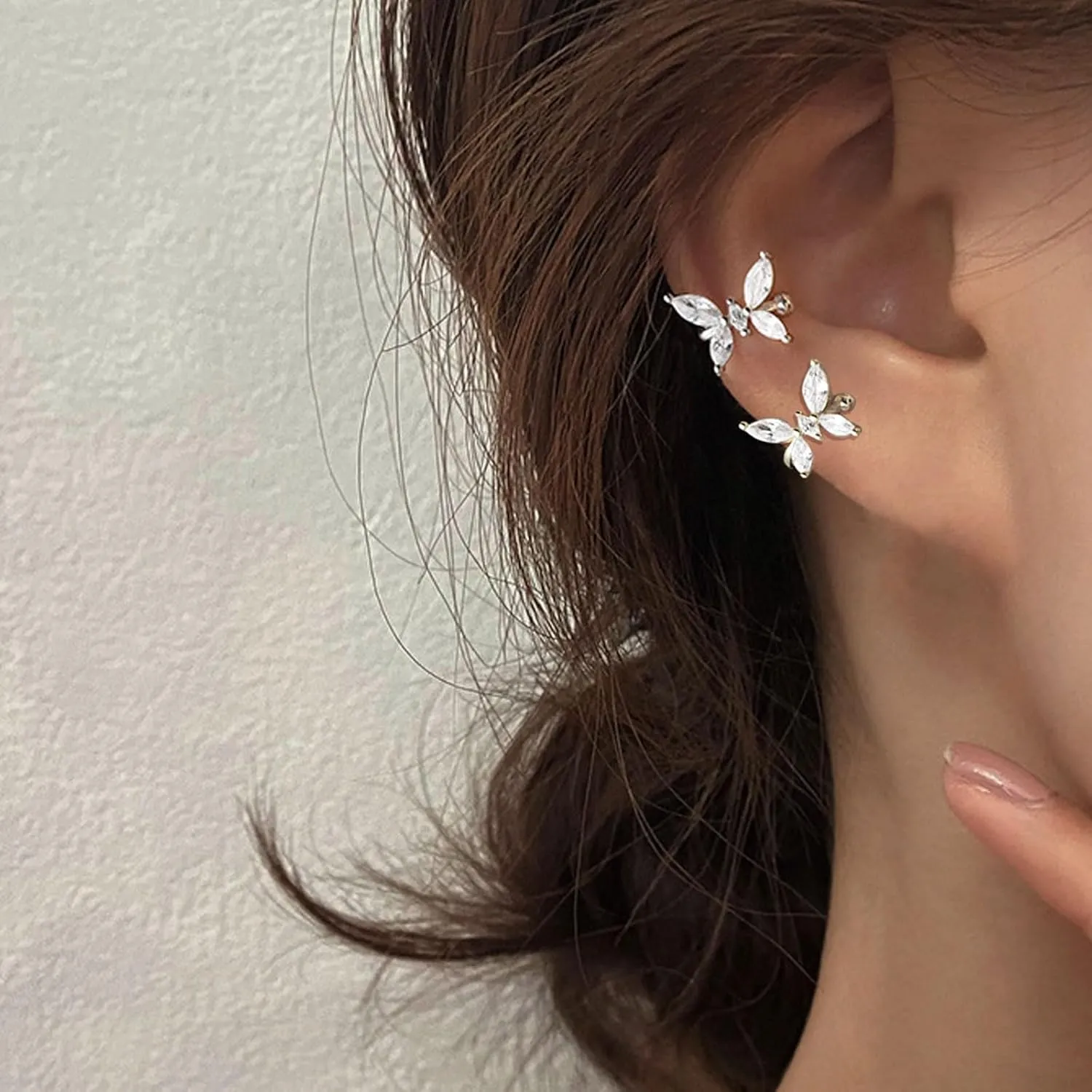 Ear Cuff Earrings for Women Non Piercing Faux Earring Cuff Rose Gold Earring Cuffs Non Pierced