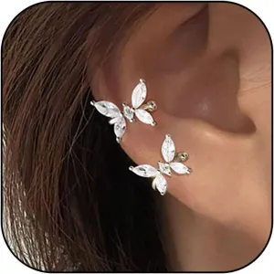 Ear Cuff Earrings for Women Non Piercing Faux Earring Cuff Rose Gold Earring Cuffs Non Pierced