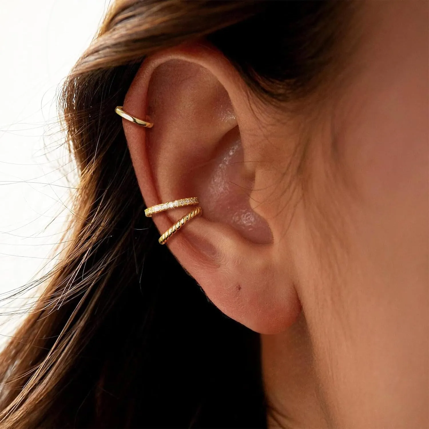 Ear Cuffs Non Piercing Cuff Earrings for Women Trendy Hoop Cartilage Earring Jewelry Gifts