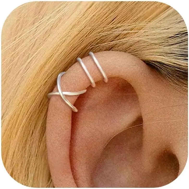 Ear Cuffs Non Piercing Ear Cuff Earrings for Women Trendy Stuff Ear Cuffs Earrings Cartilage Earring Jewelry Couple Gifts Boho Summer Beach Essentials