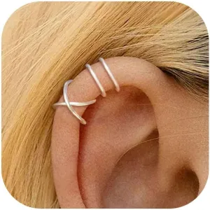 Ear Cuffs Non Piercing Ear Cuff Earrings for Women Trendy Stuff Ear Cuffs Earrings Cartilage Earring Jewelry Couple Gifts Boho Summer Beach Essentials