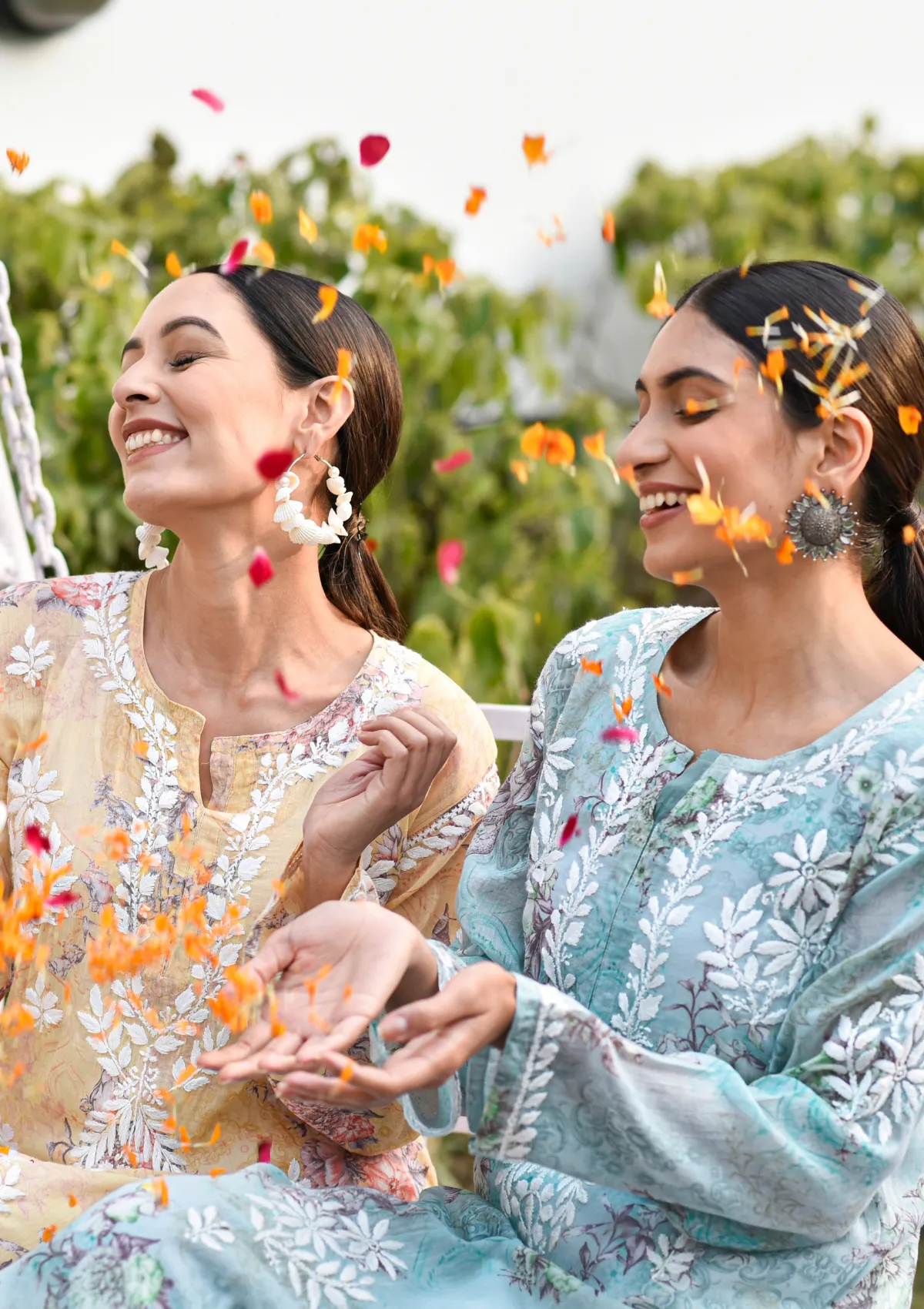Eliza Mulmul Straight Kurta