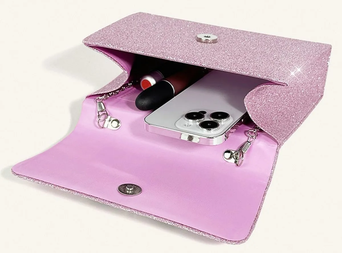 Evening Clutch Purses Women Sparkly Bow Evening Handbags Crossbody Clutch Purse Shoulder Bag Wedding Prom Party