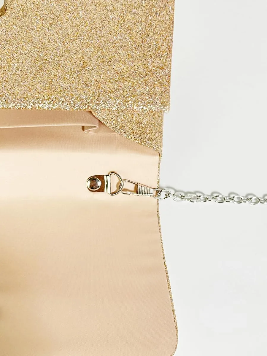Evening Clutch Purses Women Sparkly Bow Evening Handbags Crossbody Clutch Purse Shoulder Bag Wedding Prom Party