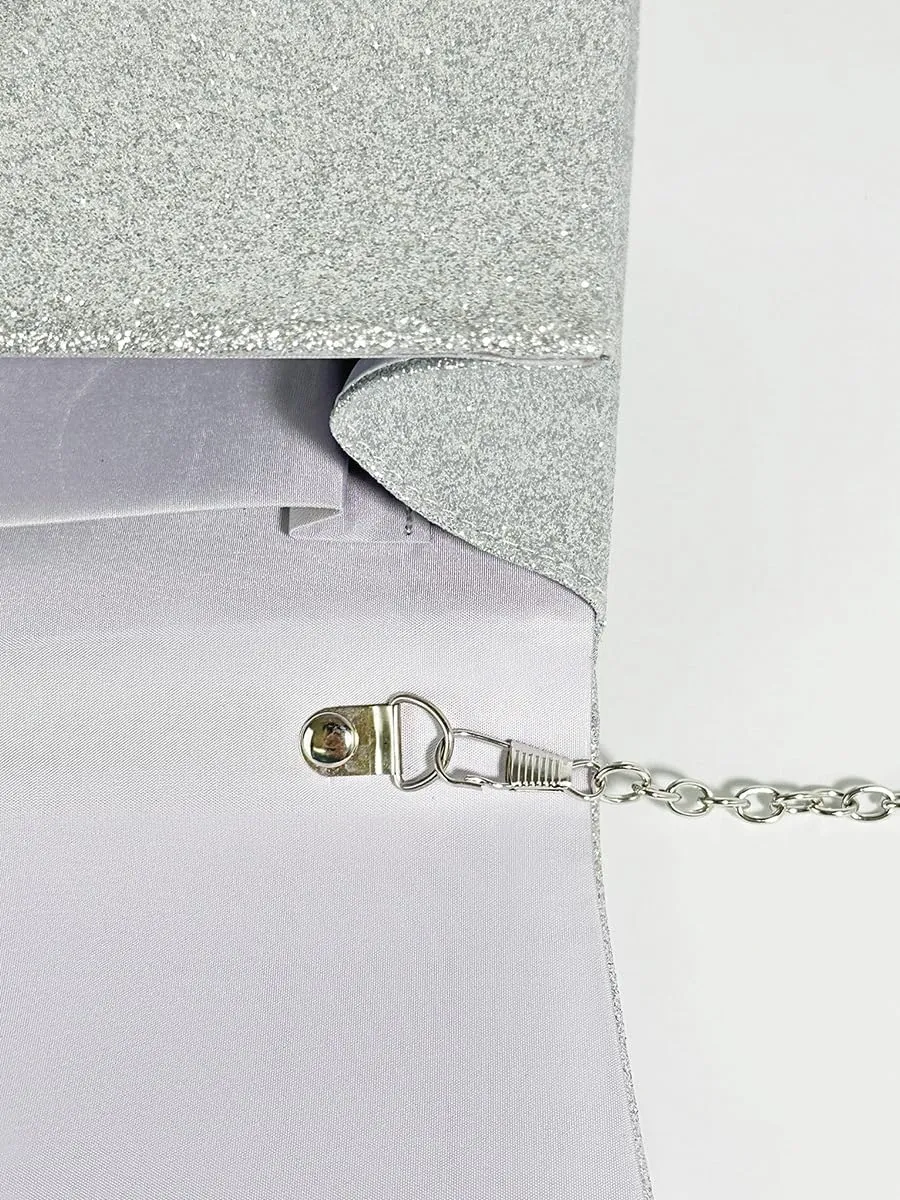Evening Clutch Purses Women Sparkly Bow Evening Handbags Crossbody Clutch Purse Shoulder Bag Wedding Prom Party