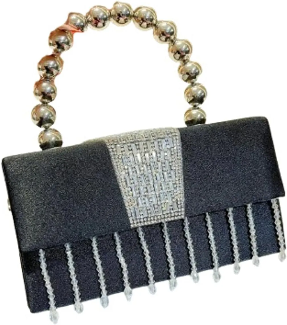 Evening Clutch Purses Women Sparkly Box Evening Handbags Crossbody Clutch Purse Trendy Shoulder Bag Wedding Prom Party
