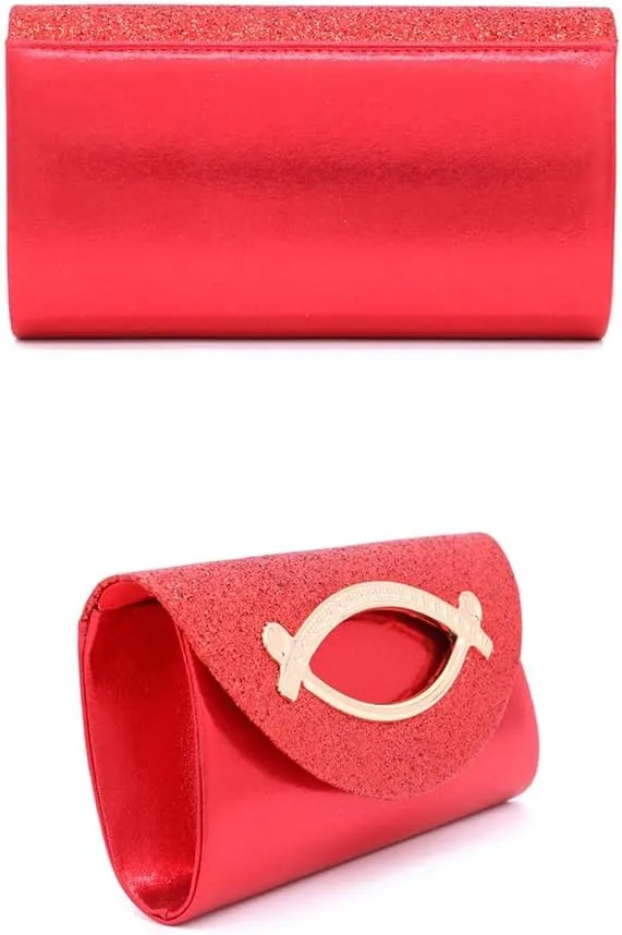 Evening Clutch Purses Women Sparkly Evening Handbags Crossbody Clutch Purse Trendy Shoulder Bag Wedding Prom Party