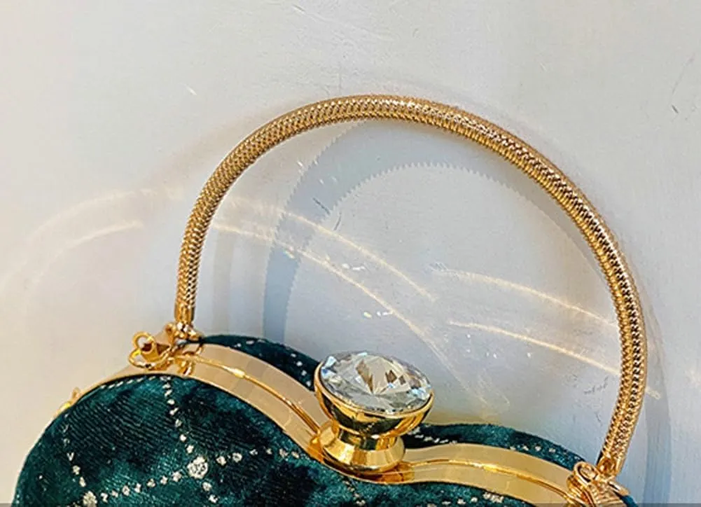 Evening Clutch Purses Women Sparkly Love Evening Handbags Crossbody Clutch Purse Trendy Shoulder Bag Wedding Prom Party