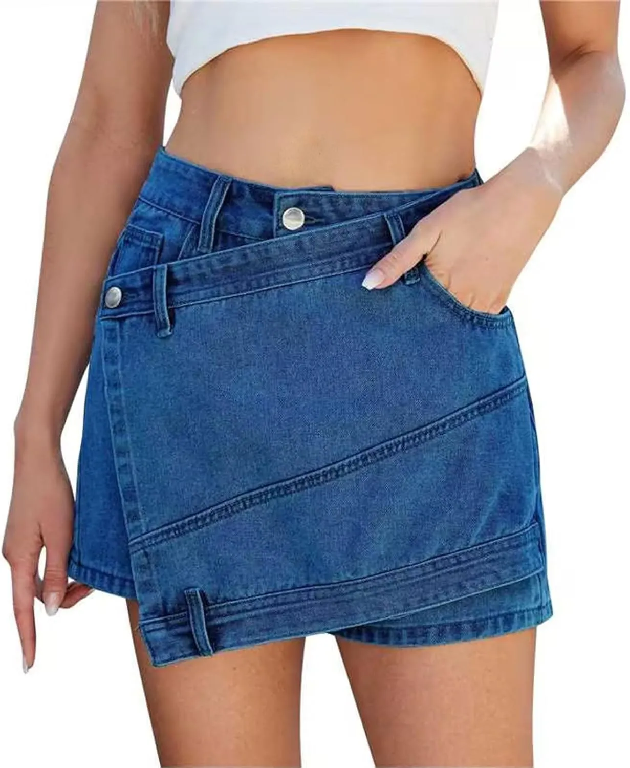 for Women Denim Mini Little Western A Line Plain Skirt Women 2025 Fashion