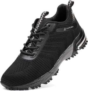 Furuian Steel Toe Sneakers for Women Men Lightweight Safety Shoes Comfortable Steel Toe Shoes